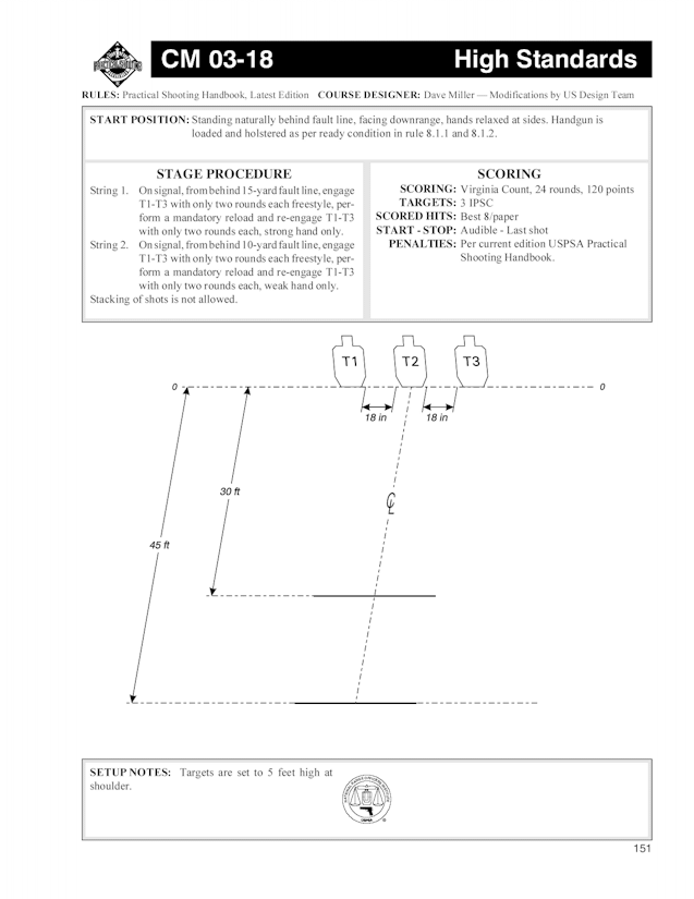 Stage 1 - CM 03-18 High Standards