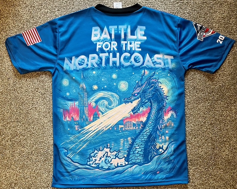 2023 Battle for the North Coast Techwear jersey - back
